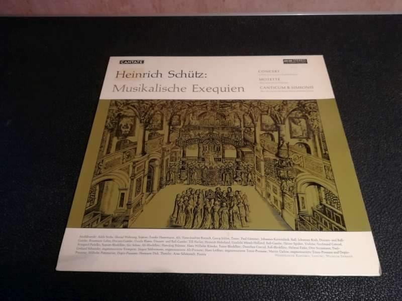 Elpee vinyl Heinrich Schütz : Musikalische Exequien, CD & DVD, Vinyles | Classique, Comme neuf, Baroque, 12 pouces, Enlèvement ou Envoi