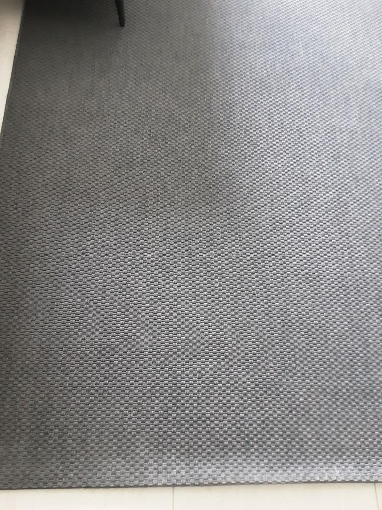 Tapis tissé Morum Smooth, intérieur/extérieur, gris foncé, 1, Maison & Meubles, Ameublement | Tapis & Moquettes, Neuf, 150 à 200 cm