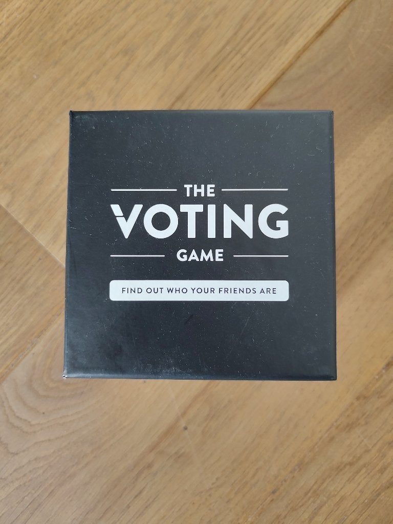 Jeu de cartes "The voting game", Cinq joueurs ou plus, Enlèvement, Comme neuf