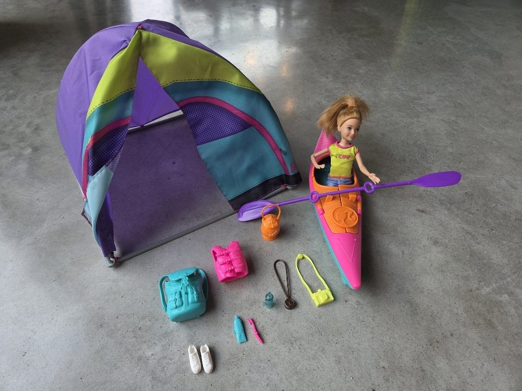 Playmobil Barbie Stacie kamperen GJB58, Ophalen, Zo goed als nieuw