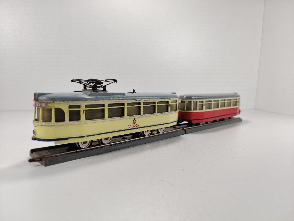 Voiture à moteur Hamo Tramstel avec remorque, Analogique, Enlèvement ou Envoi, Set de Trains, Märklin