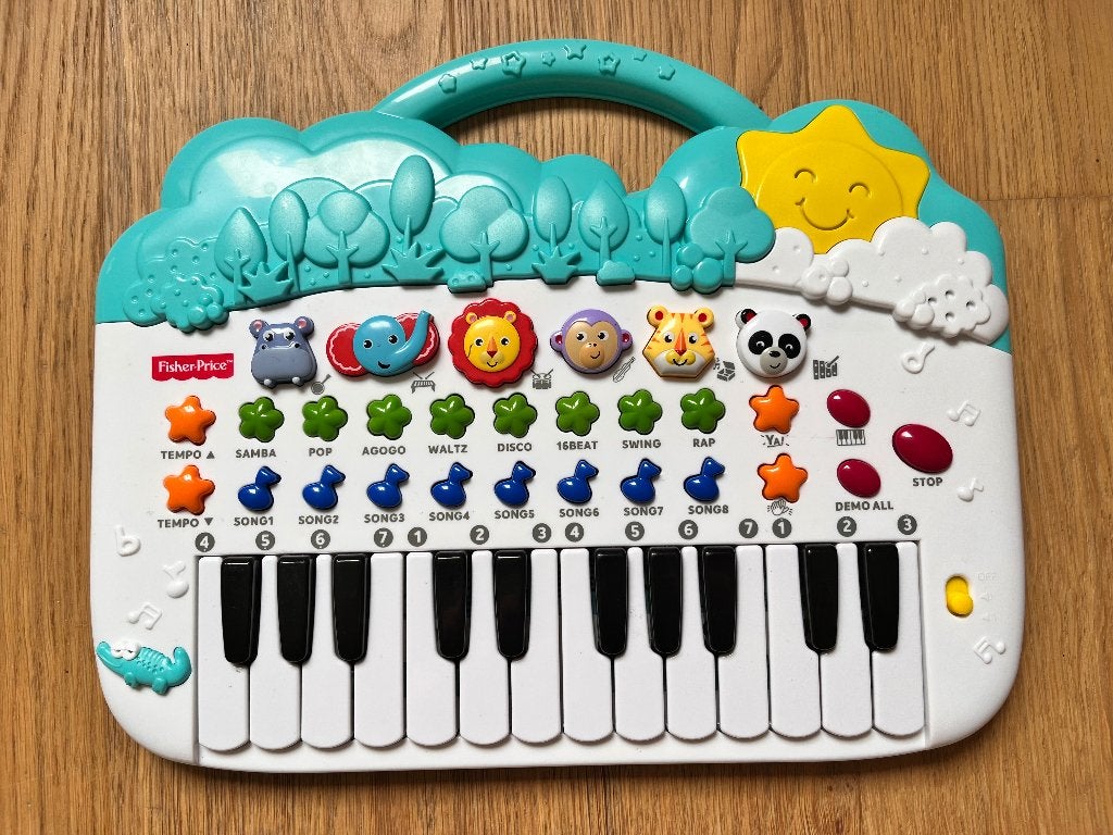 Piano des animaux Fisher price, Enfants & Bébés, Enlèvement ou Envoi, Comme neuf, Autres types, Avec lumière