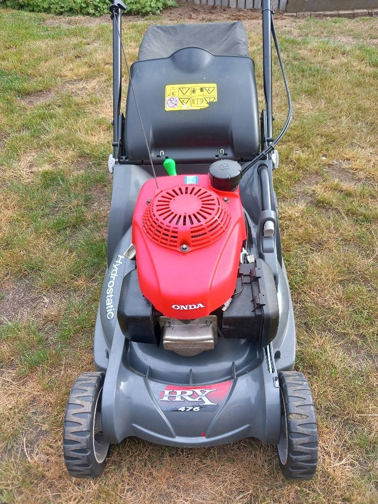 grasmaaier Honda HRX476, Ophalen