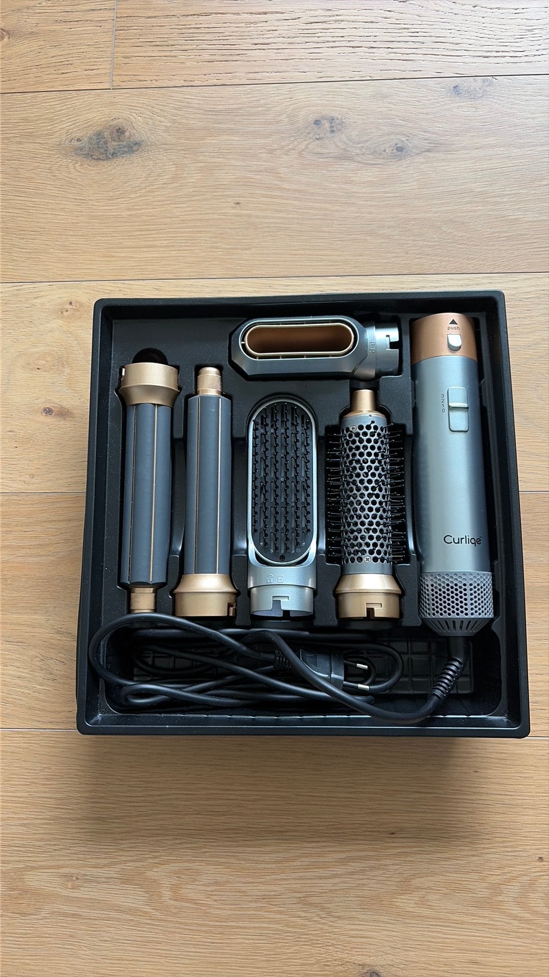 Curliqe Föhnborstel - Airstyler - Krulborstel - Krultangen, Ophalen, Zo goed als nieuw