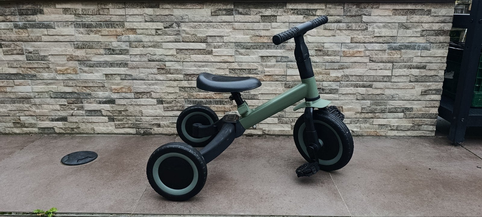 Vélo de croissance 3-1 kaki pour tout-petit/tout-petit TOPMA, Enlèvement