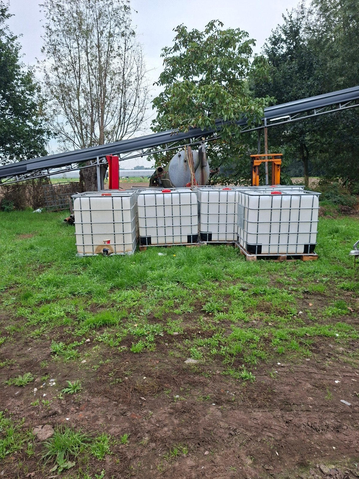ibc vaten te koop, Ophalen
