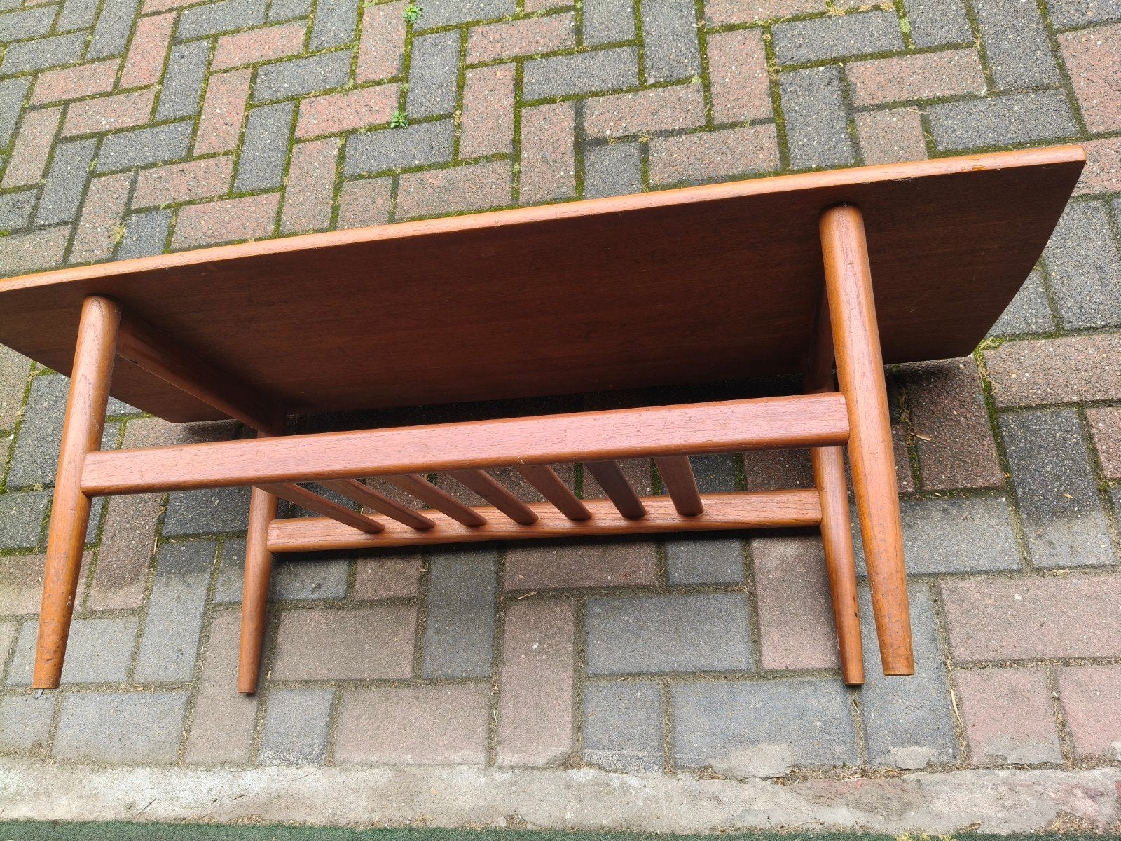 vintage salontafel 1963, Huis en Inrichting, Ophalen, Minder dan 50 cm, 100 tot 150 cm, Kersenhout