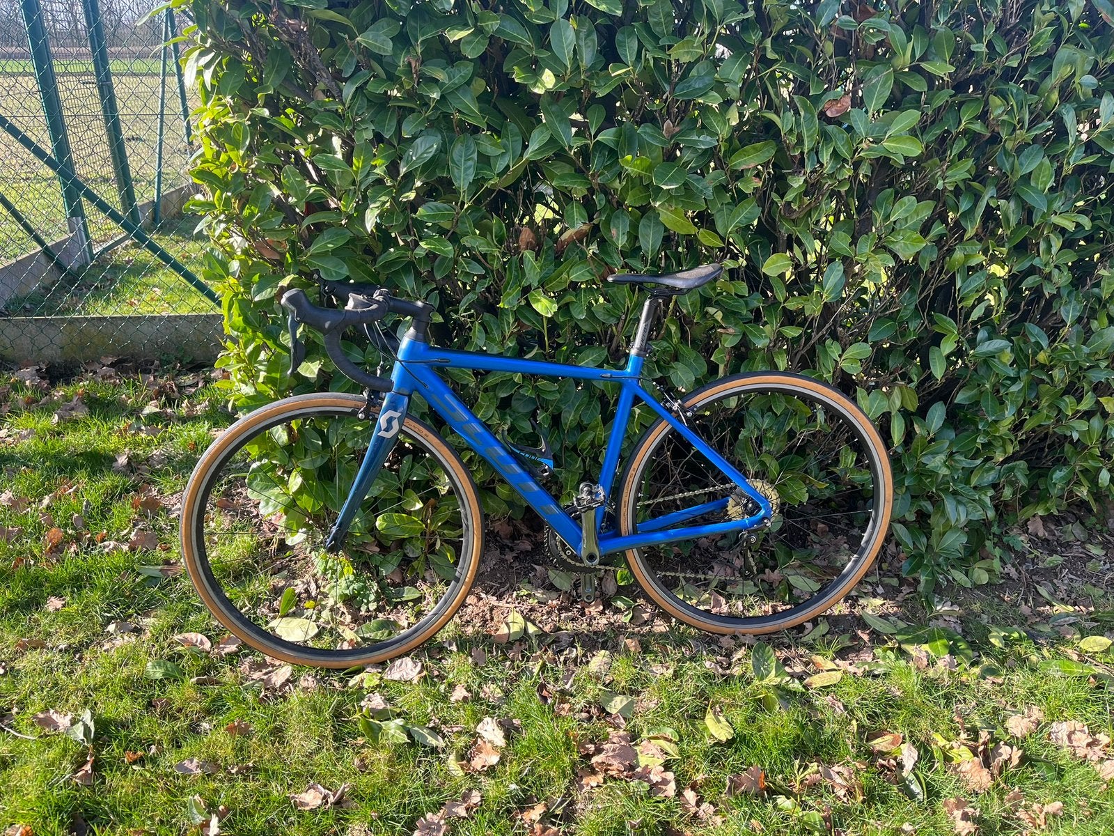 Blauwe koersfiets van ‘Scott’., Ophalen, Zo goed als nieuw, Overige typen