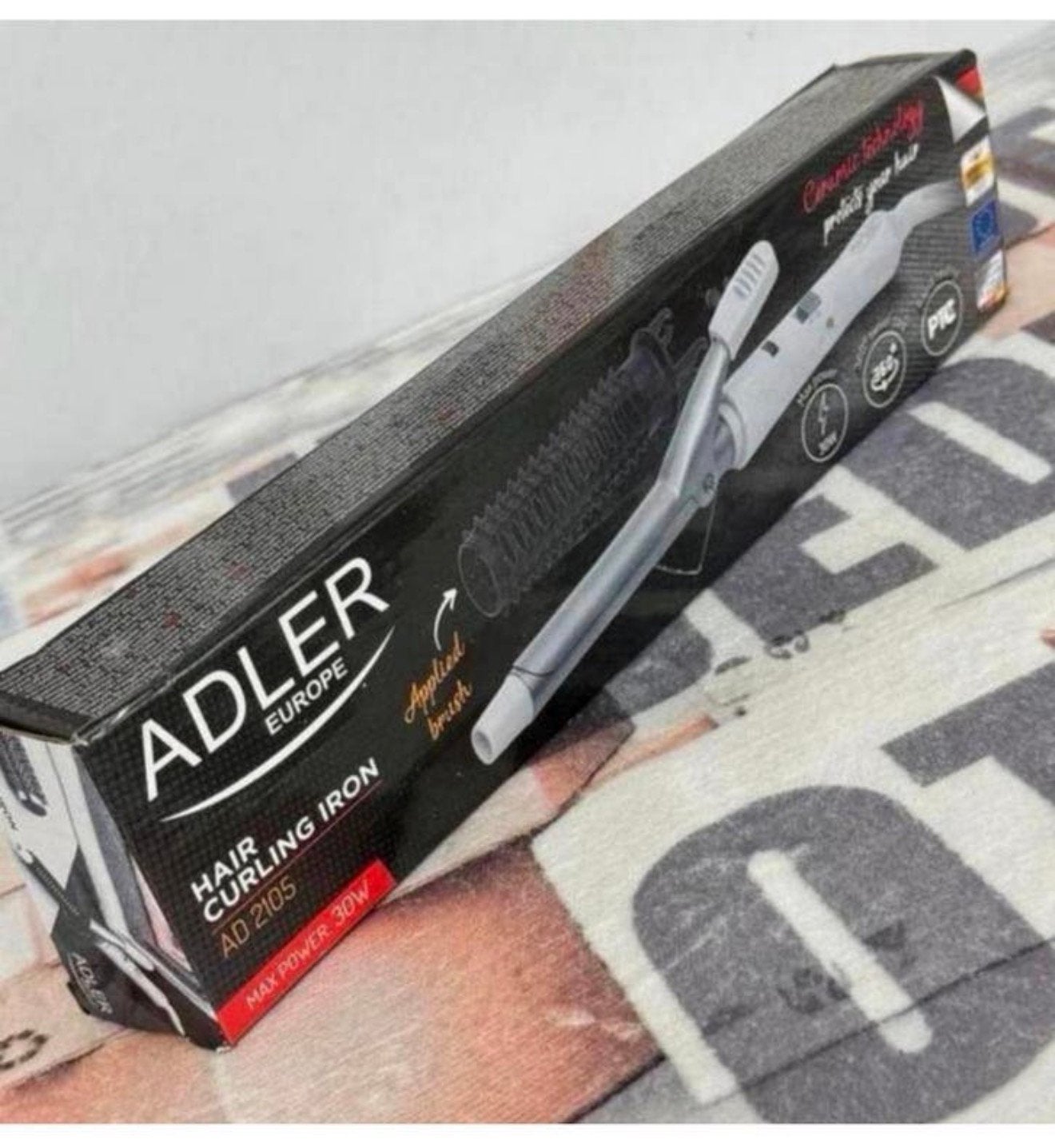 Adler AD 2105 - Fer à friser NEW Fer à friser 25 W, Enlèvement ou Envoi, Neuf, Fer à friser ou Lisseur