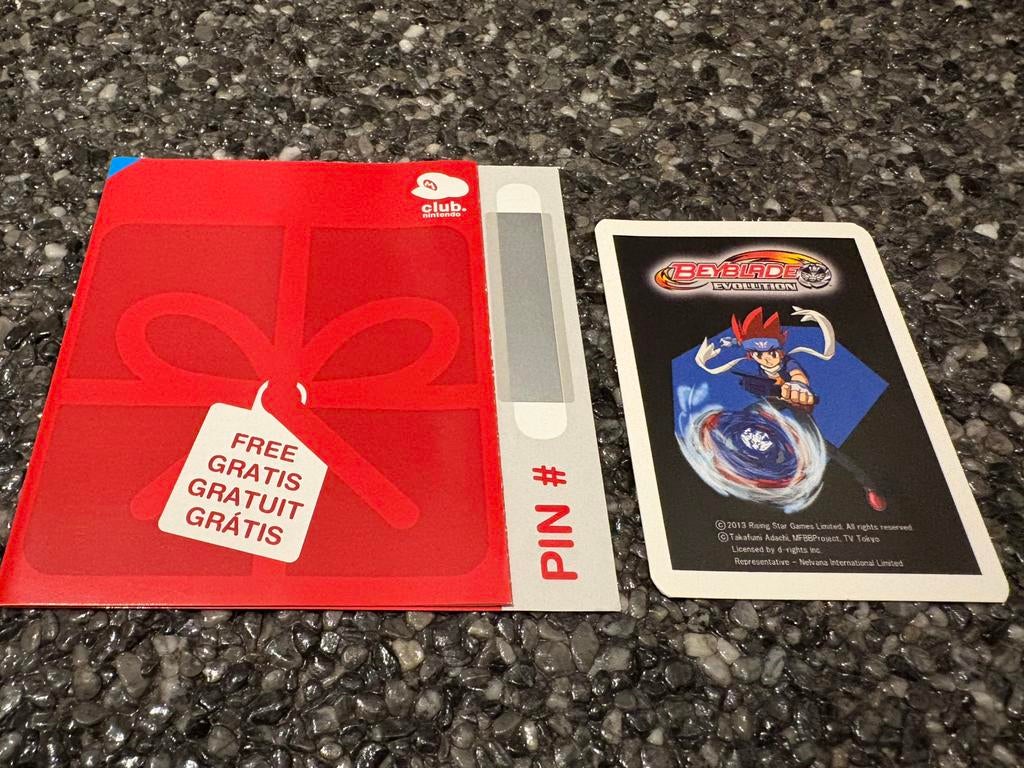 Beyblade Revolution (3DS) Kaart + Nintendo Club Onbekrast, Games en Spelcomputers, Games | Nintendo 2DS en 3DS, Zo goed als nieuw