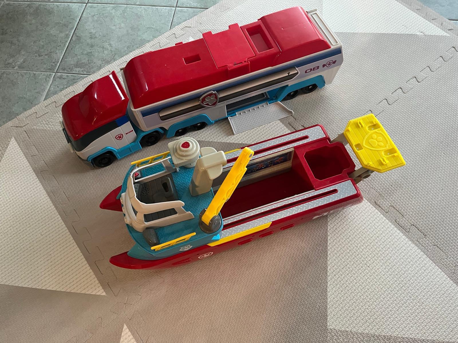 Paw Patrol sea patroller en paw patroller, Ophalen, Gebruikt