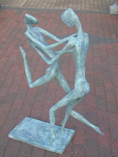 modern bronzen kunstbeeld, XXL, te koop!, Tuin en Terras, Ophalen, Nieuw