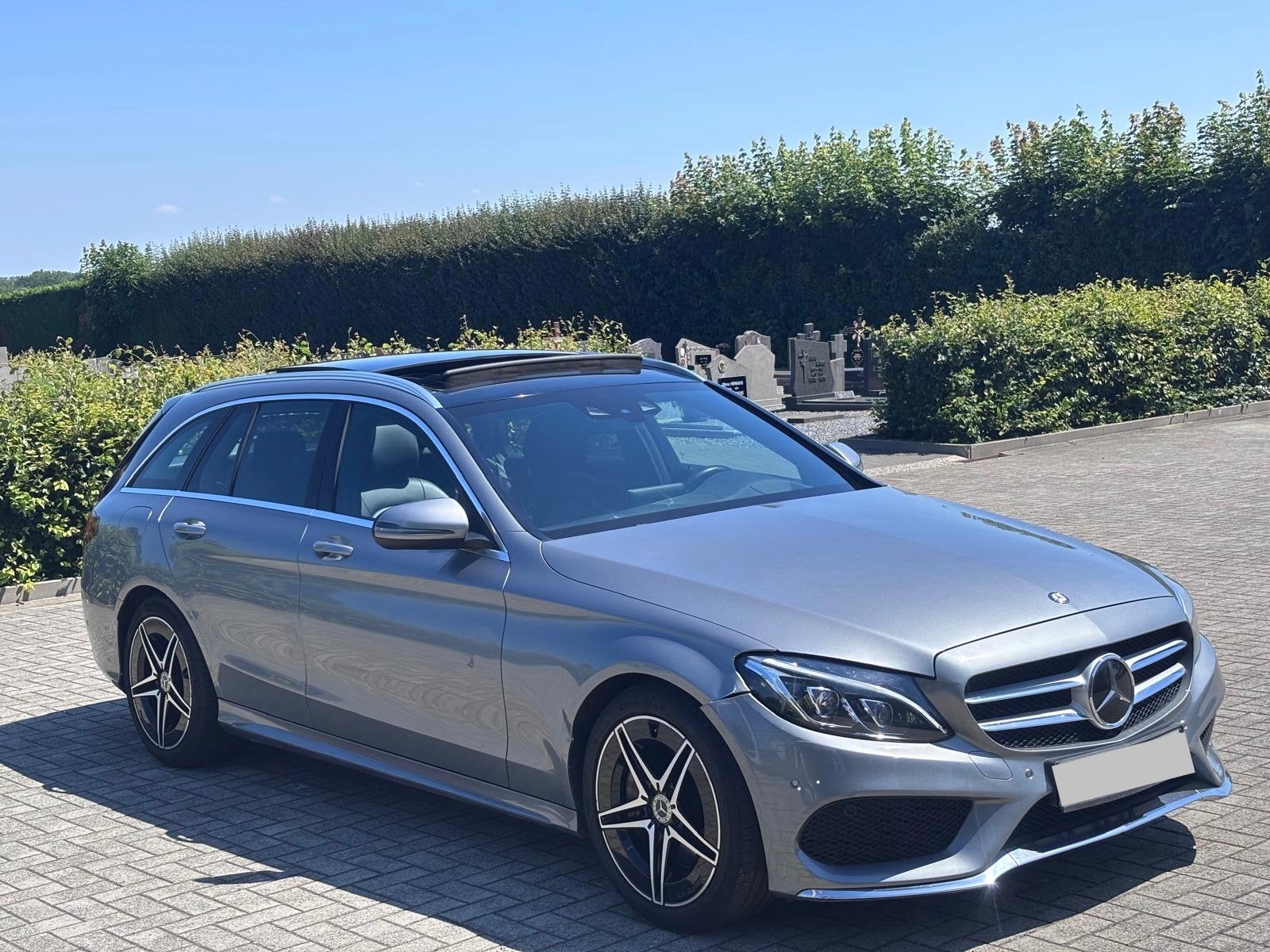 Mercedes C300DE AMG Pack automaat, Auto's, Automaat, Euro 6, Leder, Diesel