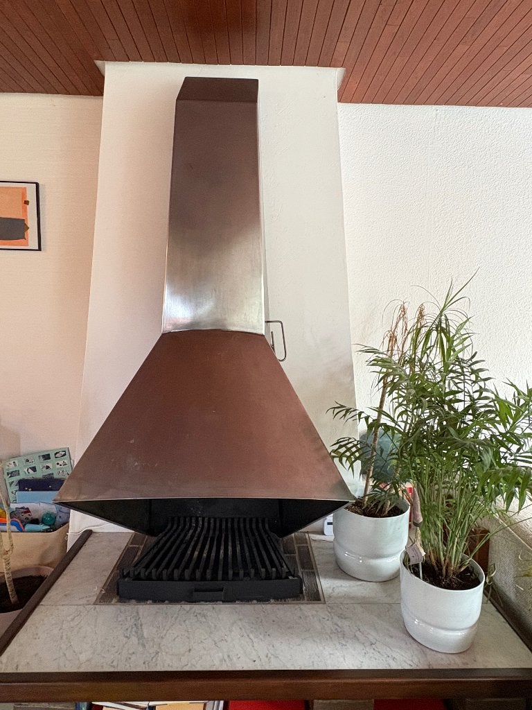 Réplique de la cheminée Don Bar, Enlèvement, Utilisé, Suspendu, Cheminée au bois
