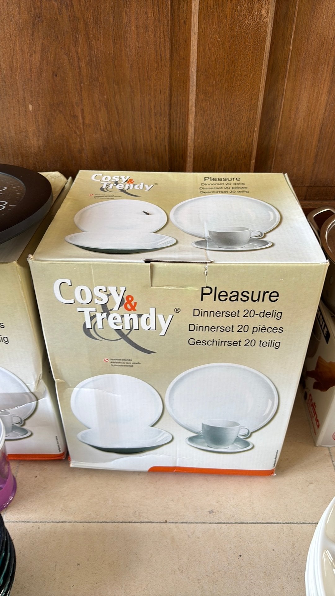 Servies tekoop nieuw, Maison & Meubles, Neuf, Service complet, Verre, Enlèvement