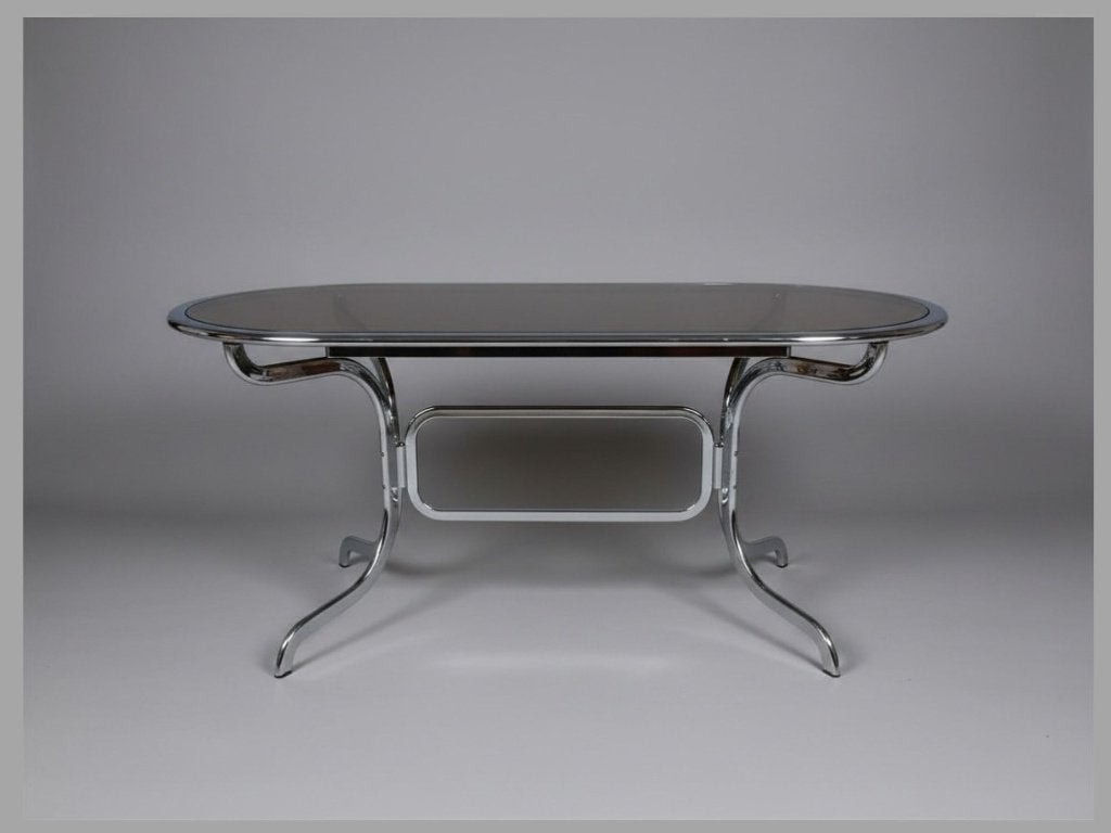 Gastone Rinaldi vintage eettafel, Gastone Rinaldi, 150 à 200 cm, Vintage mid century, Cinq personnes ou plus