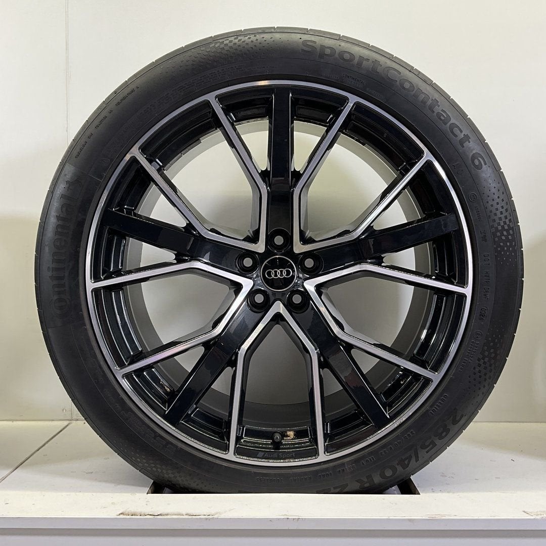 AUDI RSQ8 SQ8 Q8 SET VELGEN + ZOMERBANDEN 22 INCH, Autos : Pièces & Accessoires, Pneus & Jantes, Pneus et Jantes, 285 mm, Véhicule de tourisme