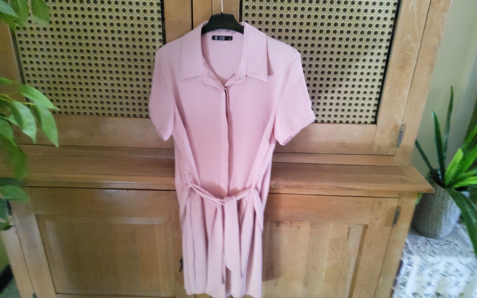 Dames jurk, Kleding | Dames, Ophalen, Zo goed als nieuw, Roze, Knielengte