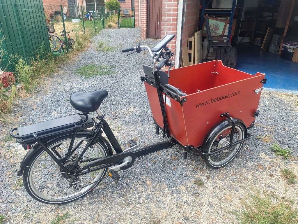 Babboe DOG, Fietsen en Brommers, Fietsen | Bakfietsen, Ophalen, Elektrisch, Zo goed als nieuw, 2 kinderen