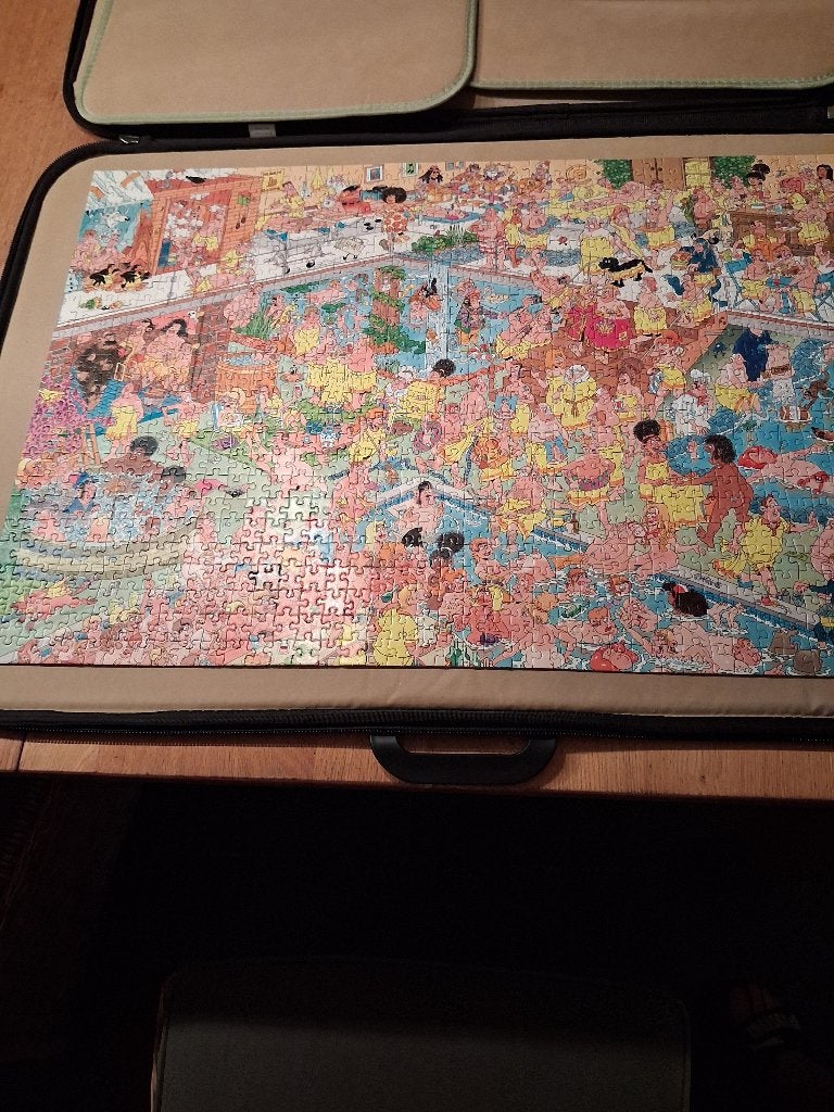 Puzzels jan van haasteren 1000, 950, 500stukjes, Ophalen of Verzenden, Zo goed als nieuw, Legpuzzel