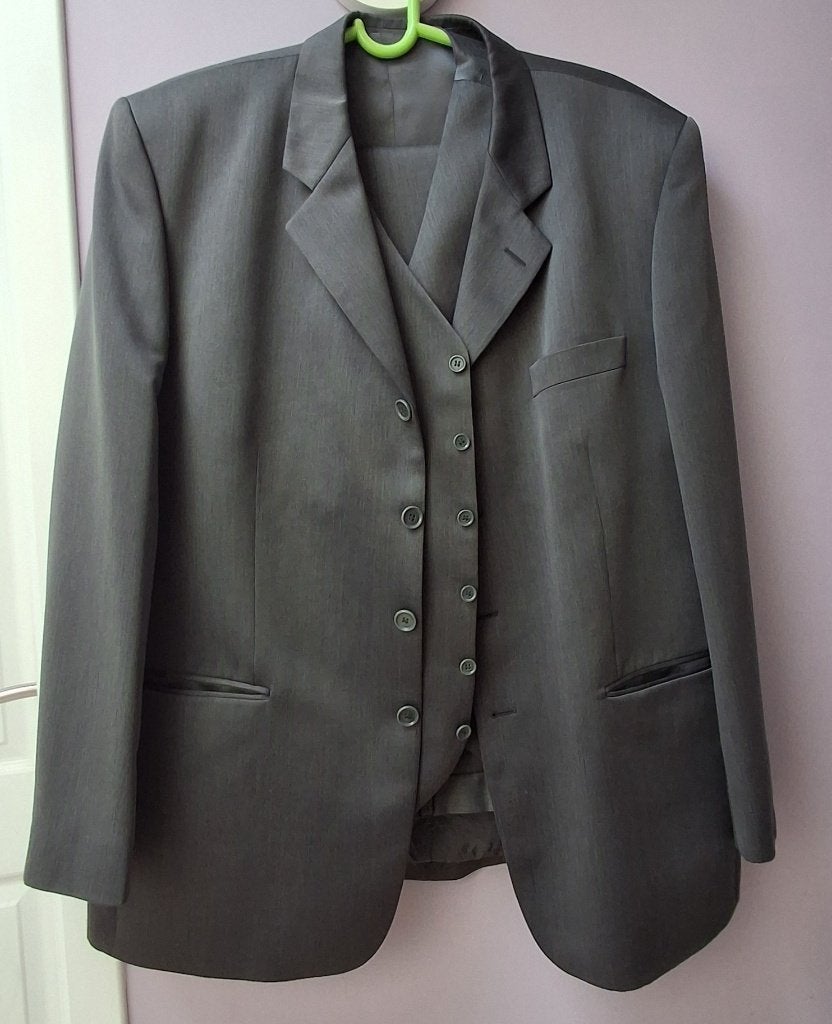 Driedelig pak ++ XXL, Maat 56/58 (XL), Ophalen of Verzenden, Zo goed als nieuw, Grijs