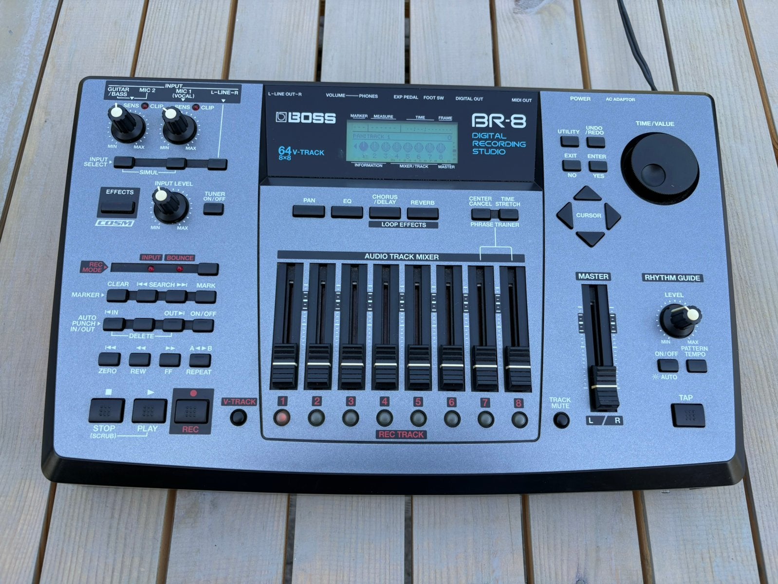 Boss BR-8 digital recording studio, Ophalen of Verzenden, Gebruikt, 5 tot 10 kanalen, Microfooningang