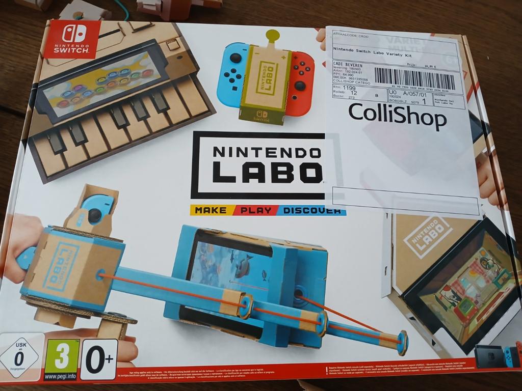 Nintendo Switch labo, Enlèvement