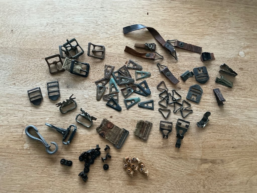 US WWII WO2 helm liner lotje onderdelen, Collections, Enlèvement ou Envoi