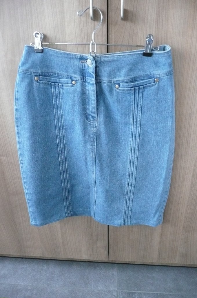 Jeansrok Laura Kent (K772), Kleding | Dames, Rokken, Maat 38/40 (M), Blauw, Ophalen of Verzenden, Zo goed als nieuw