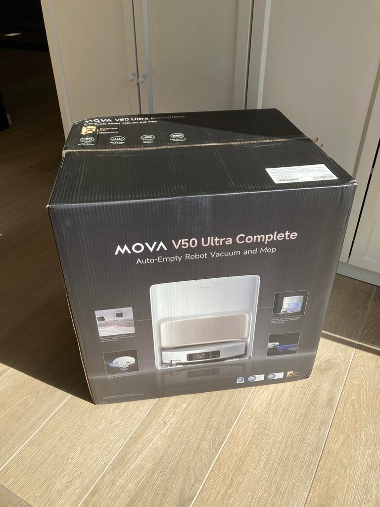 Mova V50 Ultra Complete White robotstofzuiger & dweilfunctie, Huis en Inrichting, Kachels, Ophalen, Zo goed als nieuw