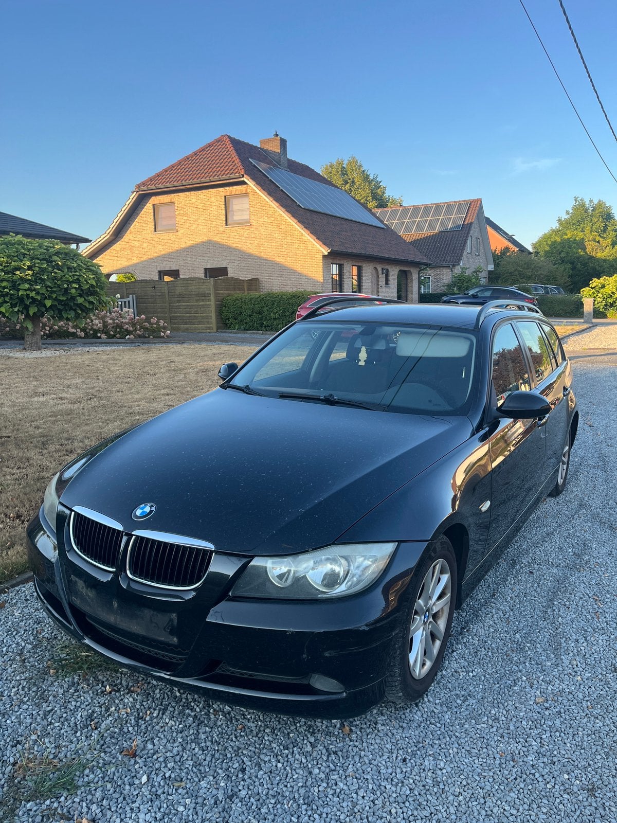BMW 320D, Auto's, Zwart, Zwart, 5 deurs, Particulier