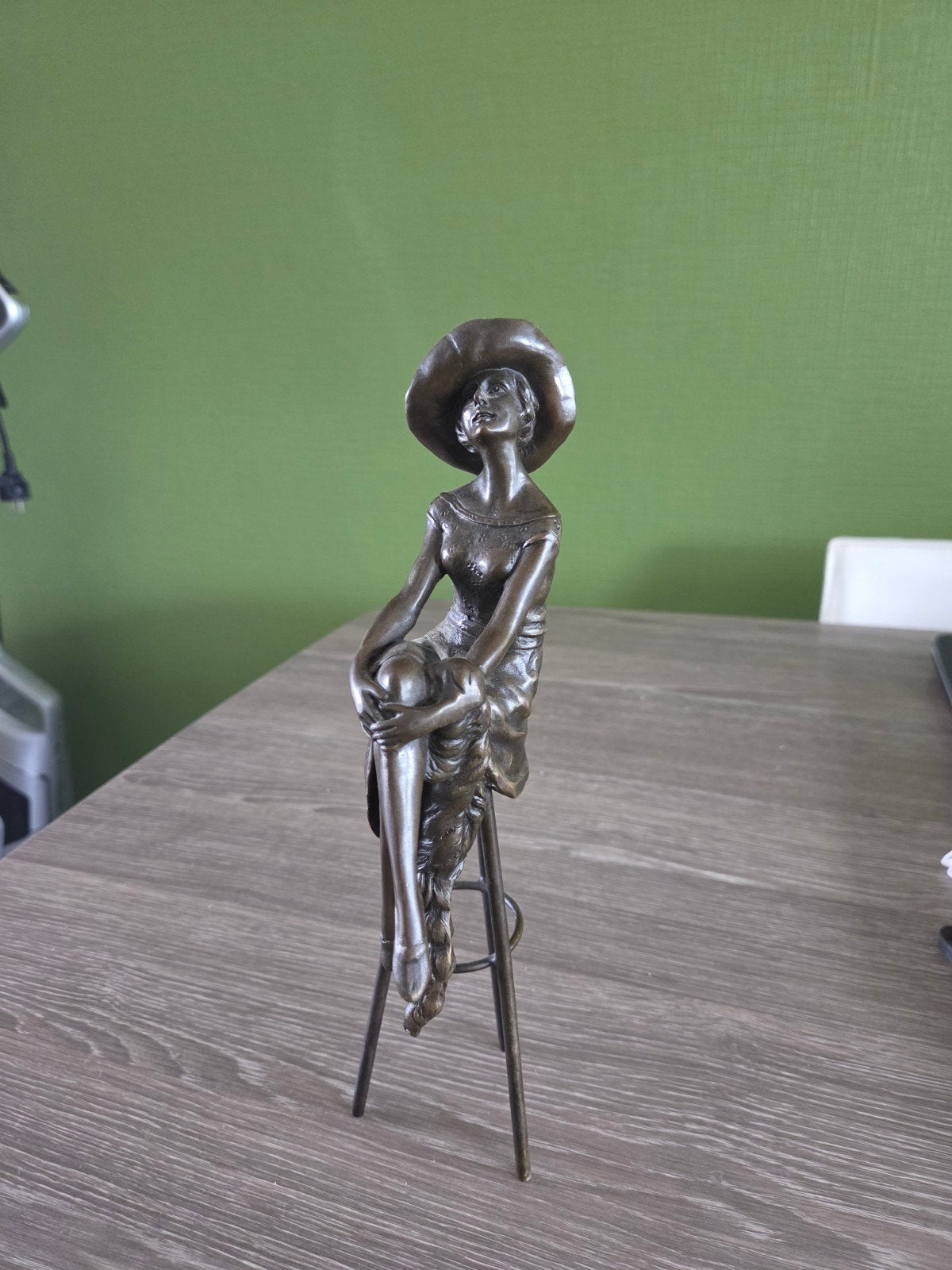bronzer beeld getekend Chiparus, Antiek en Kunst, Ophalen, Brons