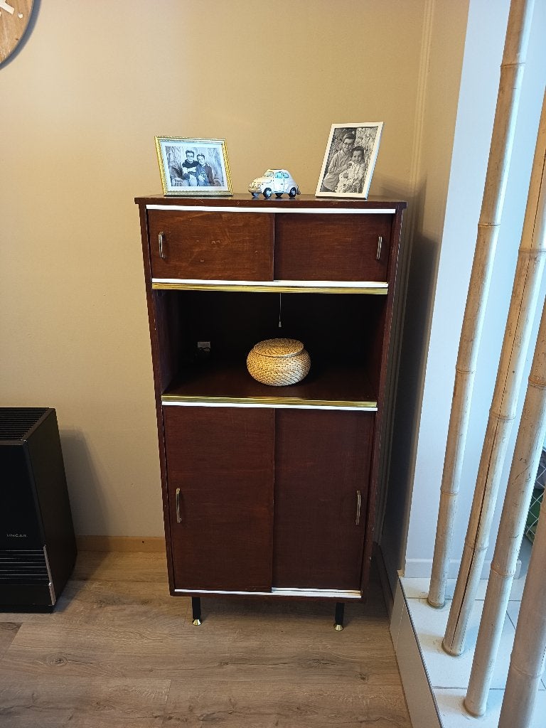 Petite armoire vintage, Enlèvement, Comme neuf, Vintage, Avec porte(s)
