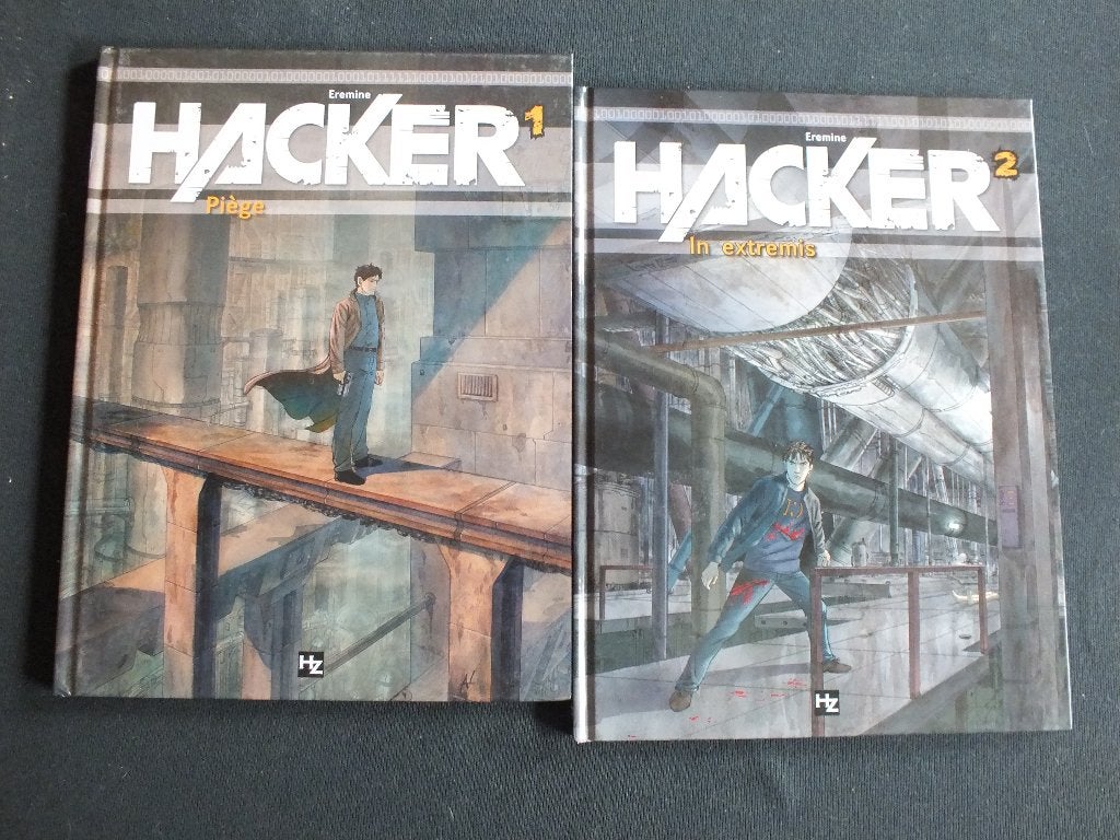 HACKER (2 ALBUMS EO).           EDITIONS HZ, Complete serie of reeks, Ophalen of Verzenden, Zo goed als nieuw, Eremine