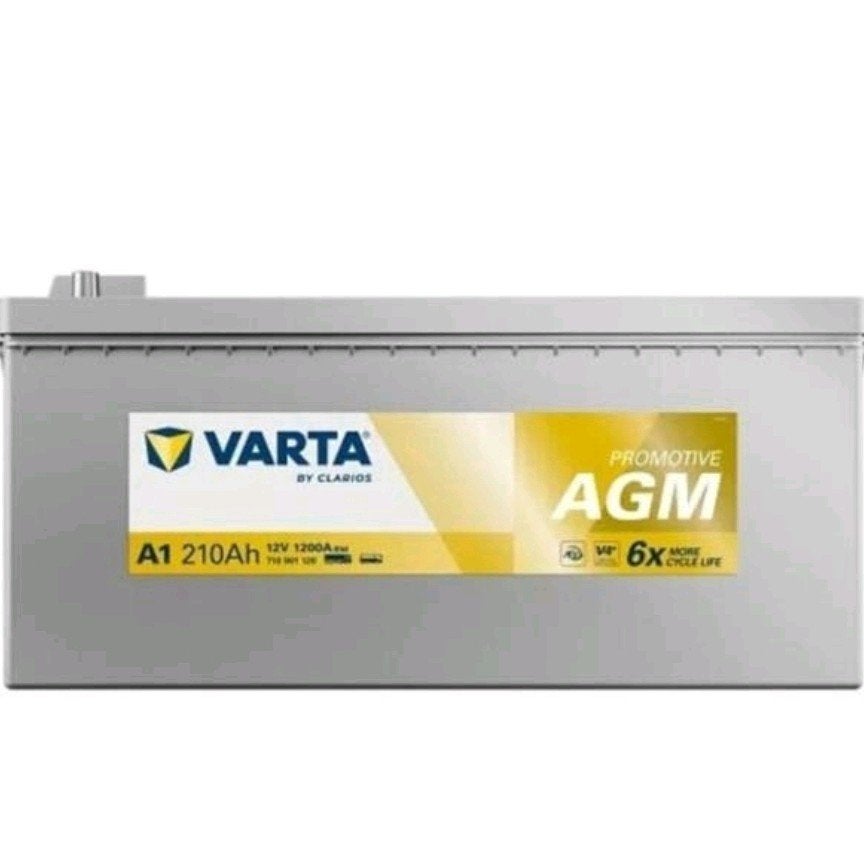 Varta ProMotive AGM type A1 12 volt 210ah, Ophalen, Gebruikt