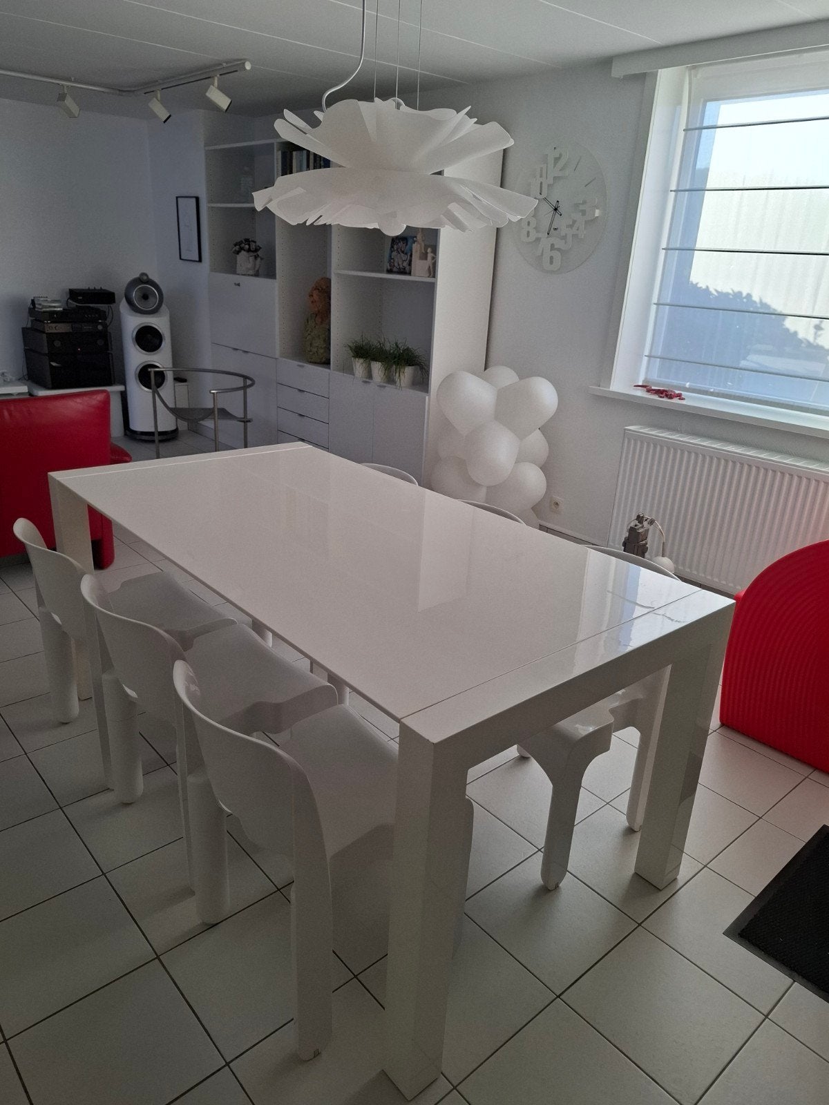 Design eettafel, Huis en Inrichting, Ophalen, Gebruikt, 50 tot 100 cm, 150 tot 200 cm