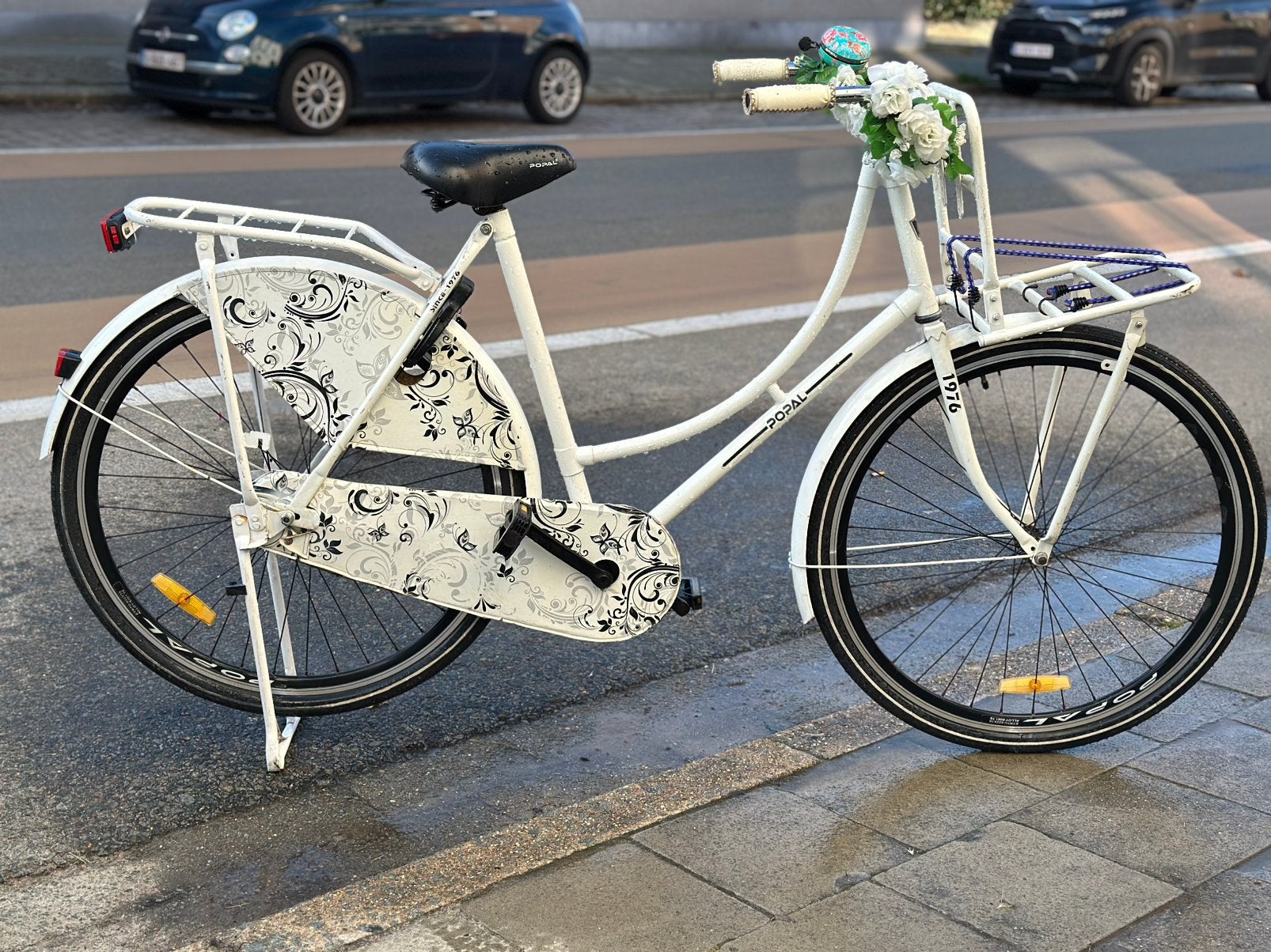 Mooie Popal fiets te koop! (Omafiets), 53 à 56 cm, Enlèvement, Utilisé, Frein à rétropédalage