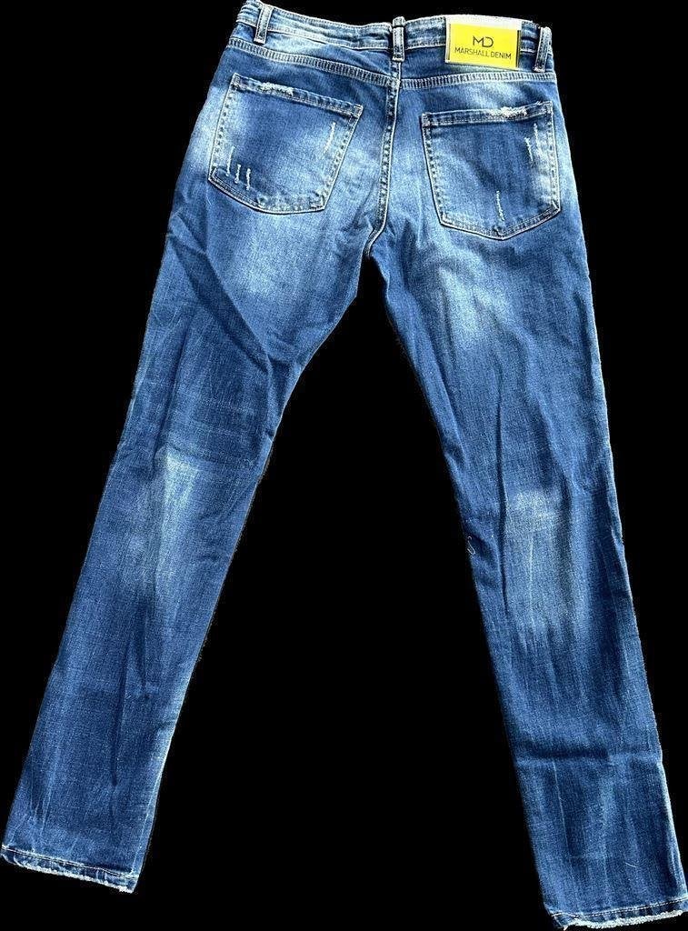 Marshall Denim Jeans ~NIEUW~ [24] Maat 34, Enlèvement ou Envoi, Neuf, Bleu, W33 - W34 (confection 48/50)