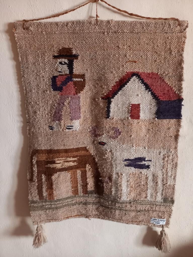 Decoratief Wandkleed (don freedman) + Wandkleed (peru), Huis en Inrichting, Ophalen