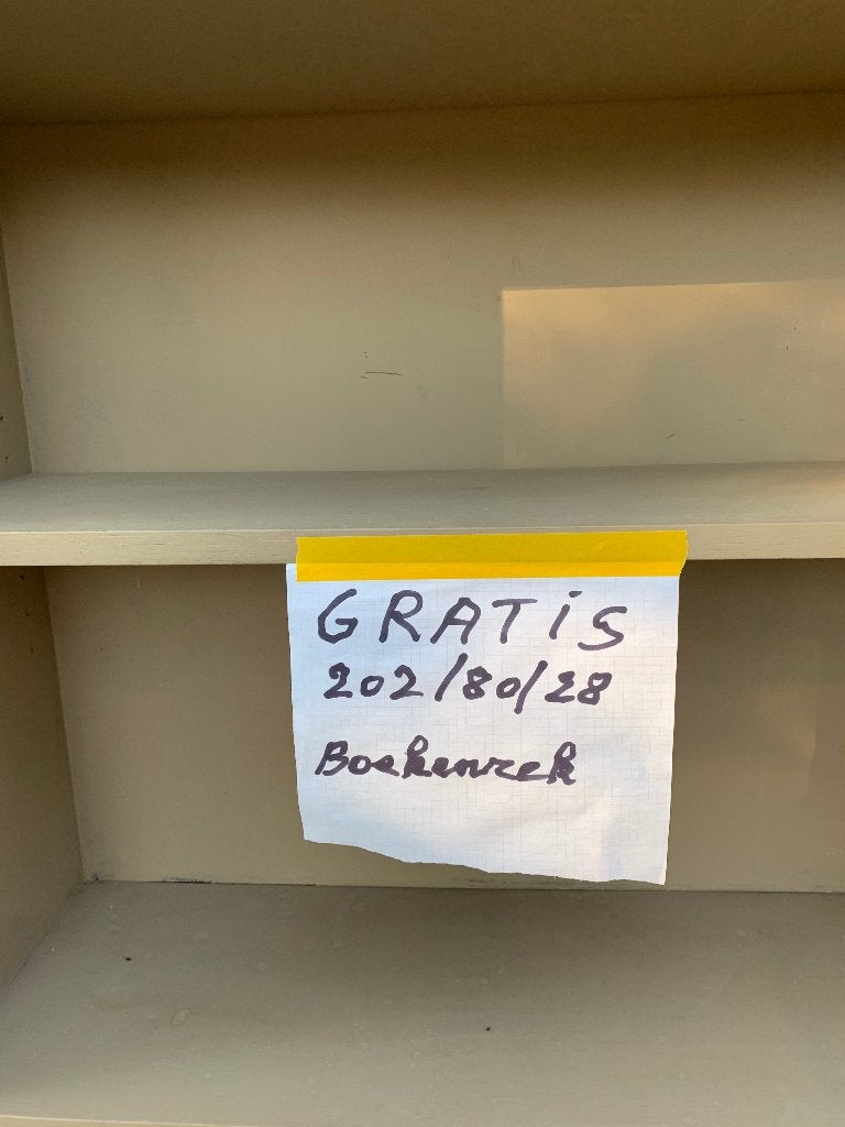 boekenrek, Huis en Inrichting, Kasten | Boekenkasten, Ophalen, Met plank(en), Gebruikt, 200 cm of meer