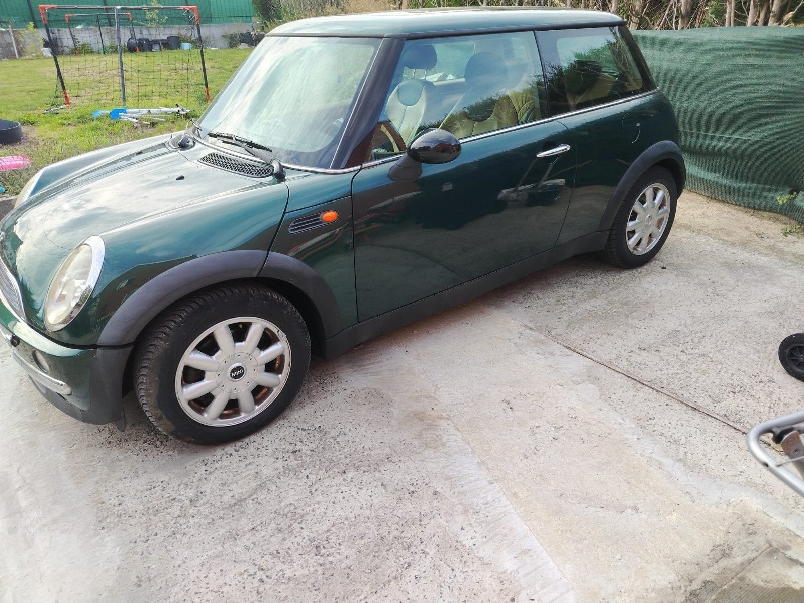 mini 1.6ess airco cuir ctok, Auto's, Mini, 4 cilinders, 1600 cc, Leder, Bruin
