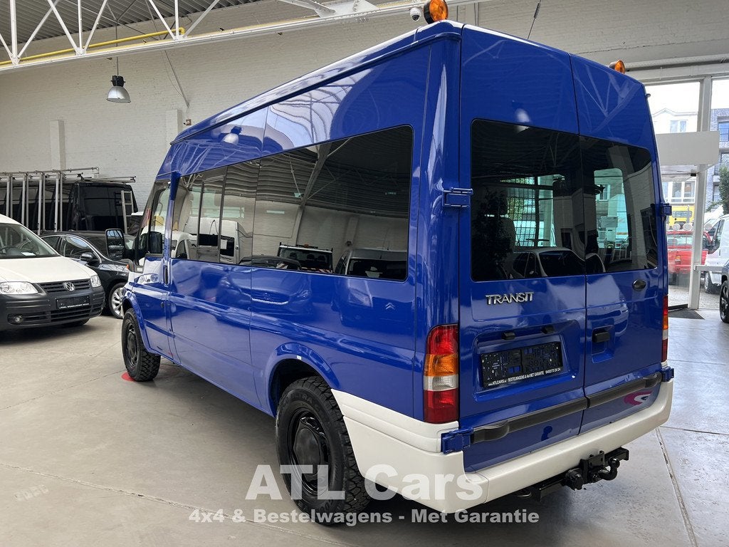 Ford Transit 2.4 Diesel | !110.000KM! | 8+1 | AIRCO, 4 deurs, Gebruikt, 4 cilinders, Blauw