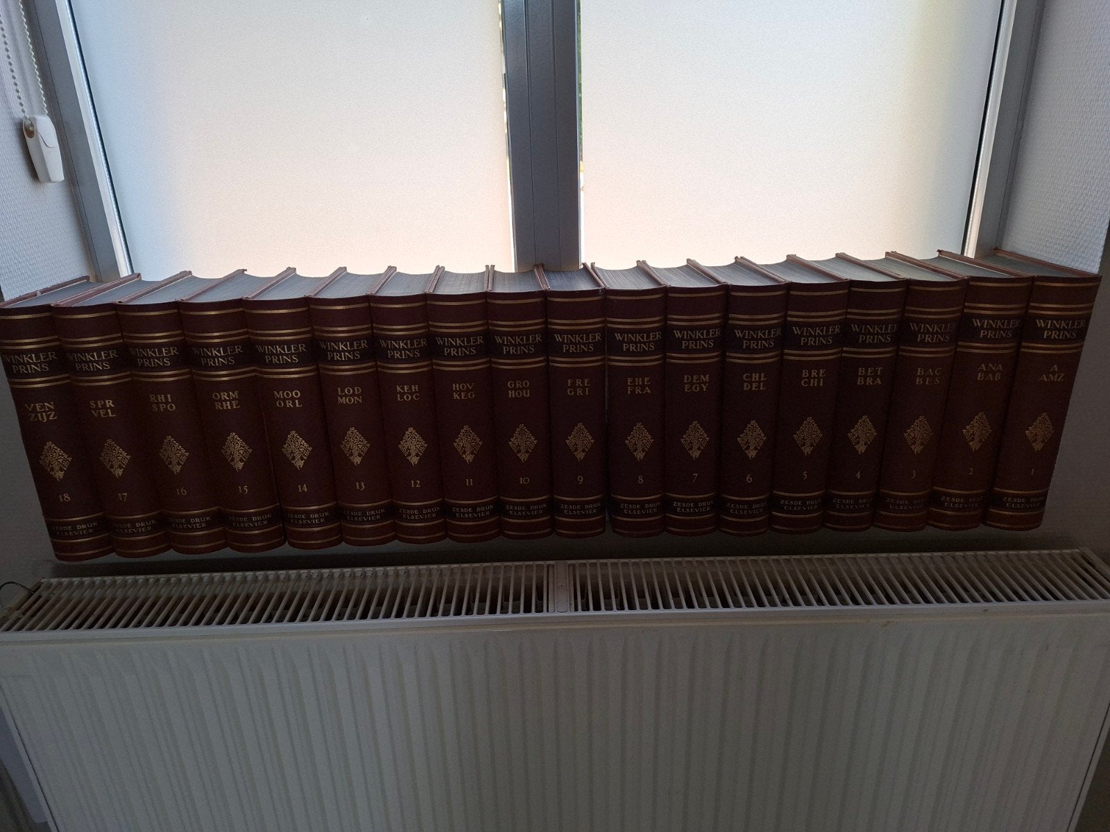 Winkler Prins Encyclopedie, Boeken, Ophalen