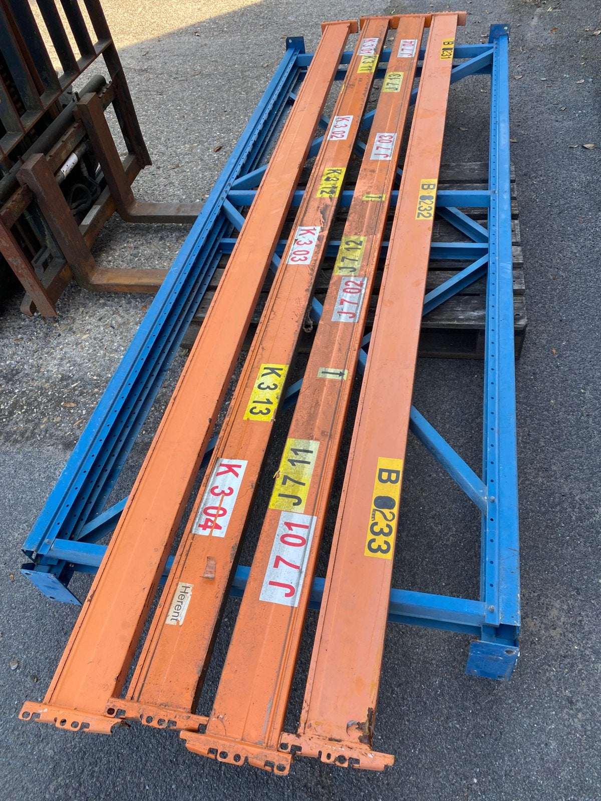 Palletstelling, Enlèvement
