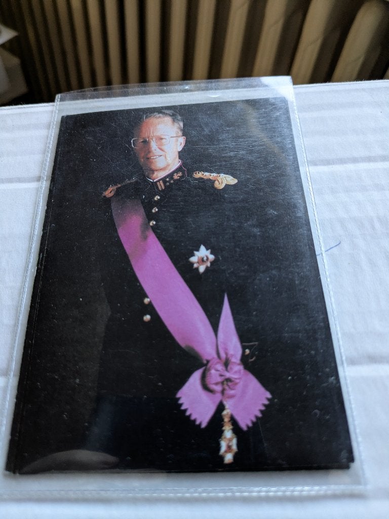 K.Boudewijn bidprentje, Verzamelen, Koningshuis en Royalty, Ophalen of Verzenden