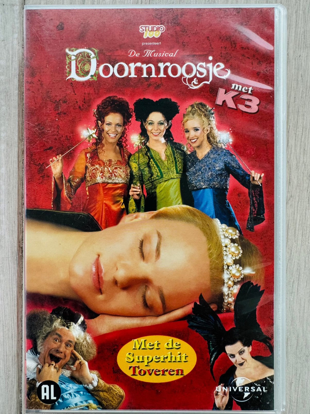 K3 VHS: Doornroosje (musical), Enlèvement ou Envoi, Comme neuf, VHS