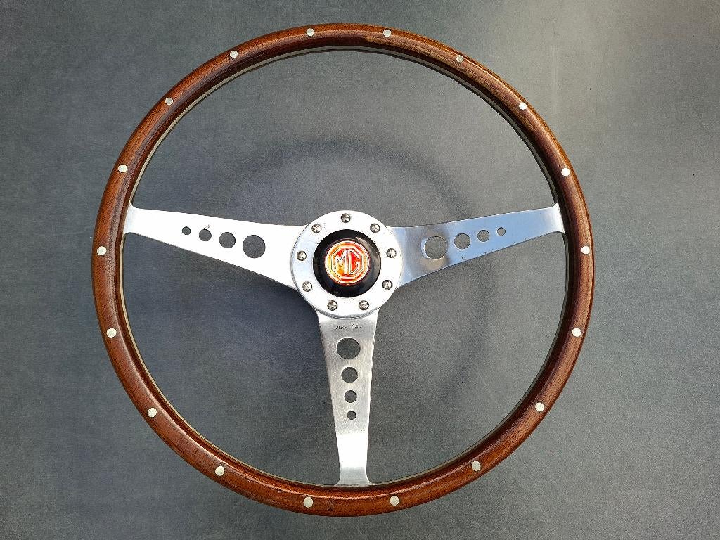 Moto Lita MG Mini Cooper 15inch houten sportstuur, Ophalen of Verzenden, Zo goed als nieuw