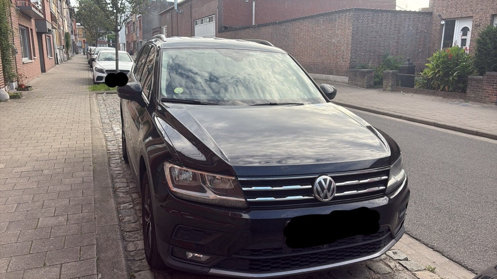 Volkswagen Tiguan 2.0 2018/7 plaatsen/zwaart, Autos, Achat, 7 places, 1968 cm³, Noir