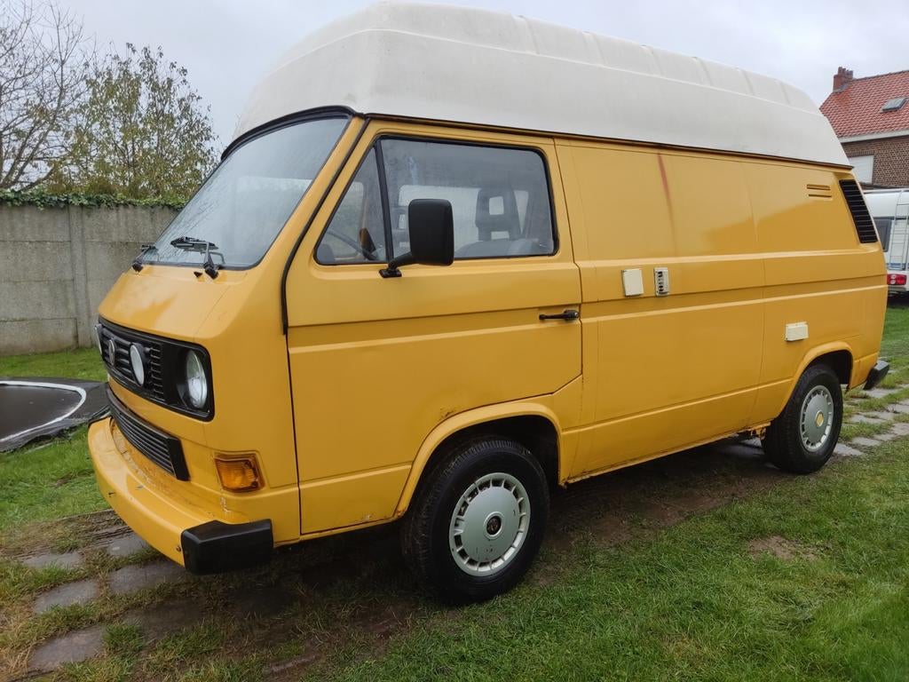 Camping-car Vw T3 1600 diesel, Autos, Volkswagen, Particulier, Diesel, Enlèvement