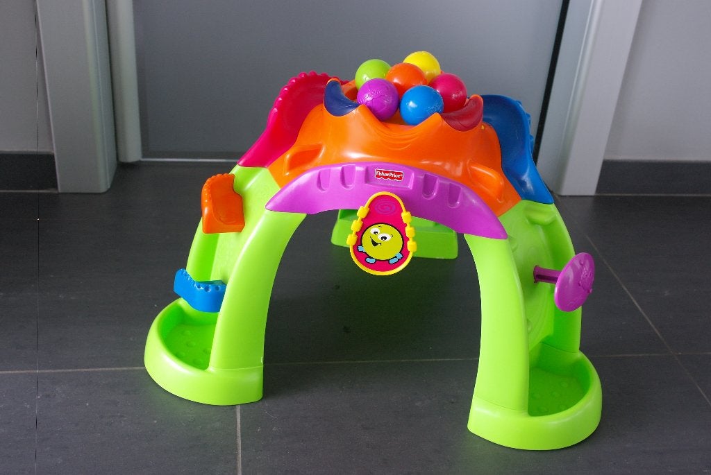ballenbaan fisher price met lichtjes, muziekjes, geluiden, Ophalen, Zo goed als nieuw, Met licht